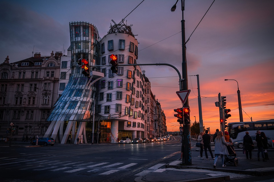 Het dansende huis in Praag