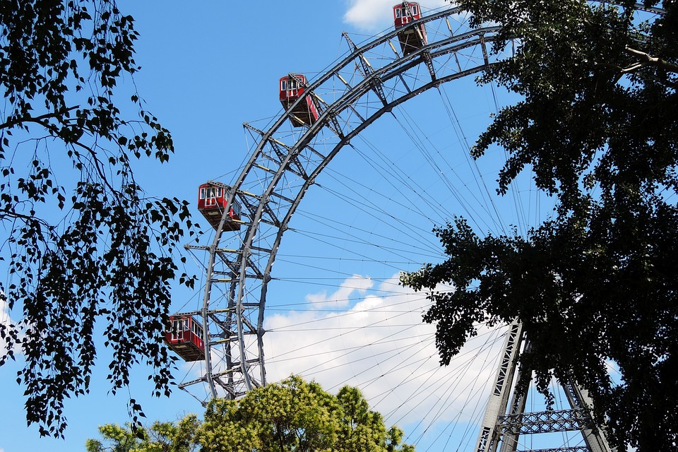 Maak een ritje in het reuzenrad bij de Wiener Prater