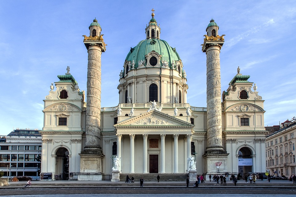 De Karlskirche is een rooms-katholieke kerk