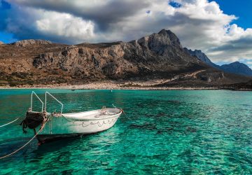 Het strand Bálos op het Griekse eiland Kreta.