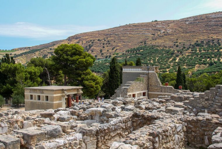 Knossos op het Griekse eiland Kreta