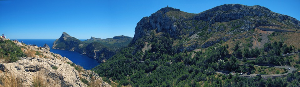 Een uitzichtpunt op Mallorca.