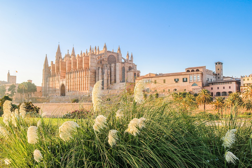 Palma de Mallorca, de hoofdstad van het eiland.