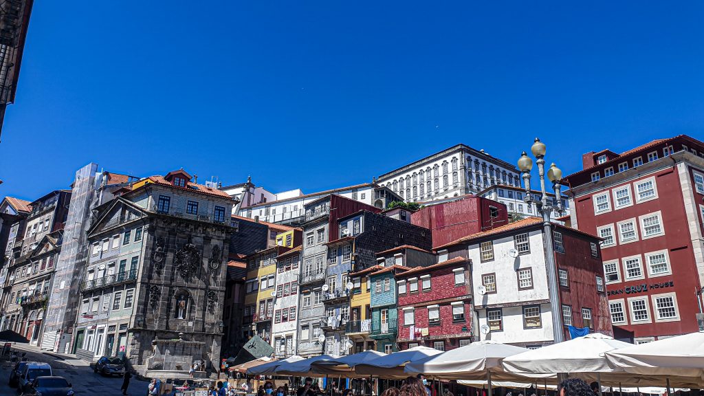 Ribeira, een wijk in Porto, Portugal.