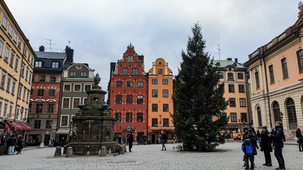 Het plein Stortorget in Gamla Stan