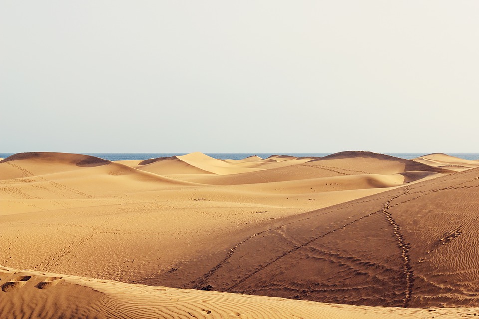 De zandduinen van Maspalomas