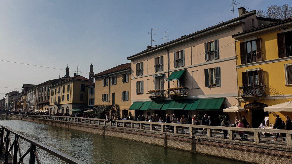 De wijk Navigli in Milaan