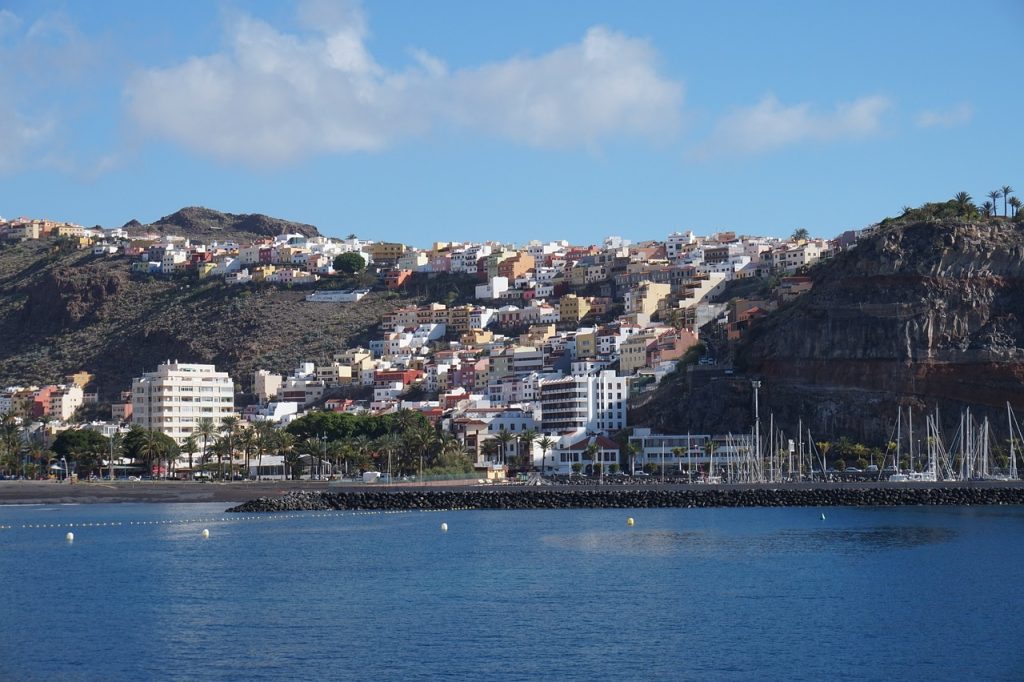 Los Cristianos op Tenerife